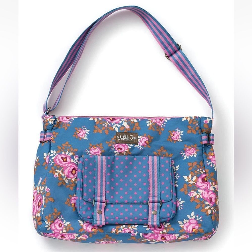 Matilda Jane CARRY IT OFF Messenger Computer Diaper School Bag Make Believe